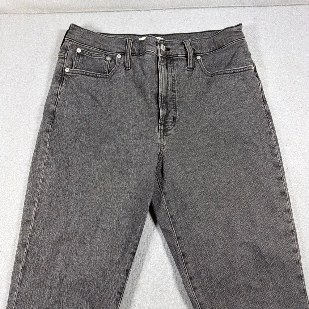 Madewell The Perfect Vintage Jean Women 30 High‎ Rise Tapered Black Minimalist
